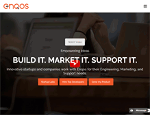 Tablet Screenshot of enqos.com